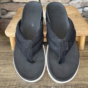 Roxy, Y2K, Women's Size 8, Sandals, Black, Beach, Surf, Travel, Flip Flops
